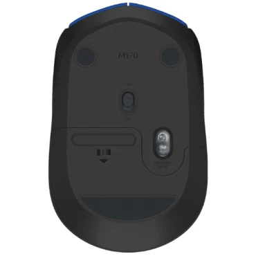 ⁦עכבר Logitech Wireless Mouse M171 צבע שחור אפור⁩ – תמונה ⁦2⁩