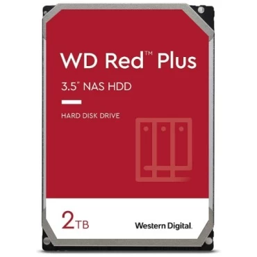⁦דיסק פנימי WD Red Plus NAS 2TB HDD 5400RPM 256MB Cache SATA III⁩ – תמונה ⁦2⁩