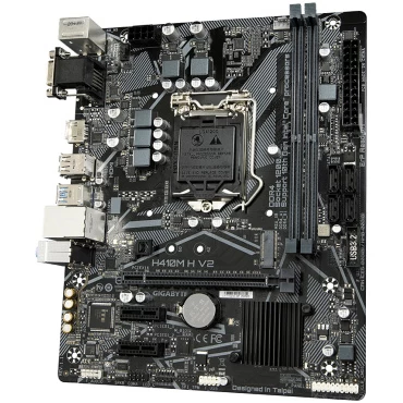 ⁦לוח אם אינטל דור 10 Gigabyte H410M H V2 1.7 Micro-ATX LGA1200⁩ – תמונה ⁦4⁩