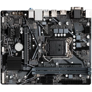 ⁦לוח אם אינטל דור 10 Gigabyte H410M H V2 1.7 Micro-ATX LGA1200⁩ – תמונה ⁦3⁩