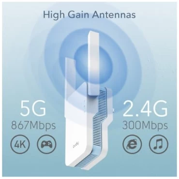 ⁦מגדיל טווח Cudy AC1200 Mesh WiFi Extender⁩ – תמונה ⁦5⁩