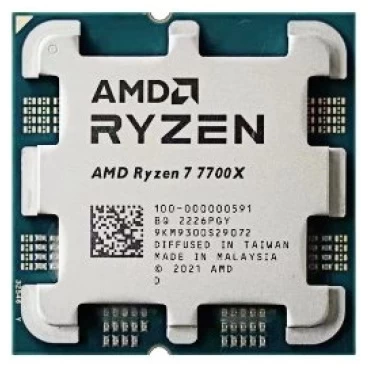 מעבד AMD ZEN4 R7 7700X Tray no Fan AM5 TDP 105W Up to 4.5Ghz 8Crs
