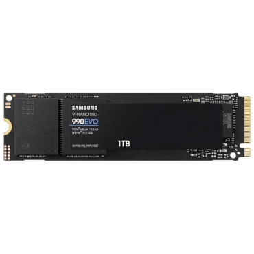 ⁦דיסק פנימי Samsung 990 EVO 1TB PCIE4.0X4/5.0X2 NVME gen 4/5⁩ – תמונה ⁦2⁩