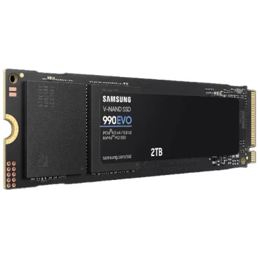 ⁦דיסק פנימי Samsung 990 EVO 2TB PCIE4.0X4/5.0X2 NVME gen 4/5⁩ – תמונה ⁦4⁩