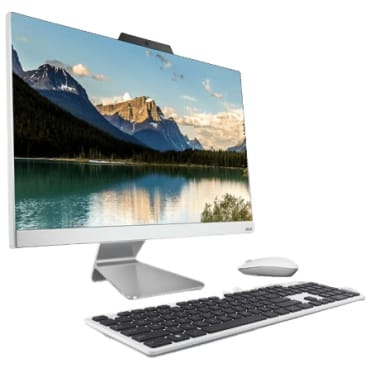 ⁦נייח ASUS AIO A3402 i3-1215U 8GB 512nvme 23.8 FHD DOS White⁩ – תמונה ⁦3⁩