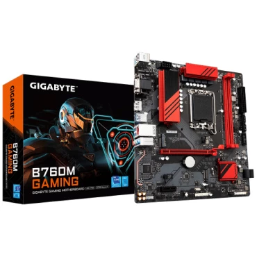לוח אם אינטל דור 12-14 Gigabyte B760M GAMING DDR5 2.5GB LAN Type-C מתאים ל-DDR5!!