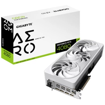 כרטיס מסך Gigabyte RTX 4080 16GB AERO OC White Pcie 4.0