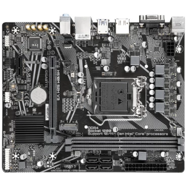 ⁦לוח אם אינטל דור 10/11 Gigabyte H510M S2H V3 LGA1200 VGA DVI HDMI⁩ – תמונה ⁦3⁩
