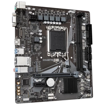 ⁦לוח אם אינטל דור 12-14 Gigabyte H610M H V2 DDR5 VGA HDMI מתאים ל-DDR5⁩ – תמונה ⁦3⁩