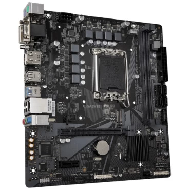 ⁦לוח אם אינטל דור 12/13/14 Gigabyte H610M S2H V2 Micro-ATX VGA DVI DP HDMI מתאים ל-DDR4 בלבד!!!⁩ – תמונה ⁦3⁩