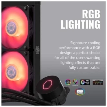 ⁦קירור נוזלי Cooler Master Liquid ML240L V2 RGB Intel/AMD⁩ – תמונה ⁦2⁩