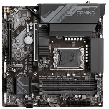 ⁦לוח אם אינטל 12/13/14 Gigabyte B760M G X AX DDR4 1.1 ATX WIFI6E BT LGA1700 מתאים ל-DDR4!!⁩ – תמונה ⁦3⁩
