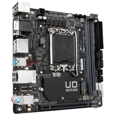 ⁦לוח אם אינטל דור 12-14 Gigabyte H610i DDR4 Mini-ITX LGA1700 VGA HDMI 2XDP מתאים ל-DDR4!!⁩ – תמונה ⁦3⁩