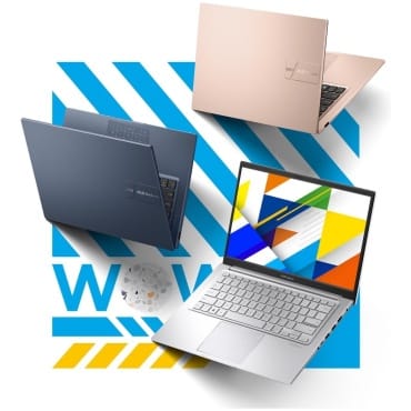 ⁦מחשב נייד VIVOBOOK X1404ZA I3-1215U 14"FHD 512GB 8GB W11H SILVER 1Y⁩ – תמונה ⁦2⁩