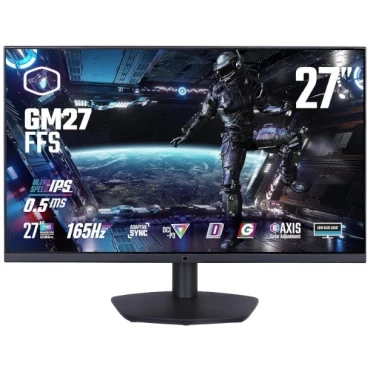 מסך מחשב גיימינג Cooler Master GM27 SS IPS 0.5MS 165HZ FHD Adaptive Sync