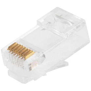 מחבר זכר male Connector RJ-45 Cat 6