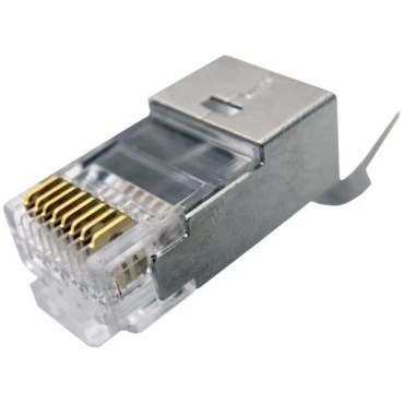תקע זכר מסוכך לכבלי רשת FTP male Connector RJ-45 Cat 7