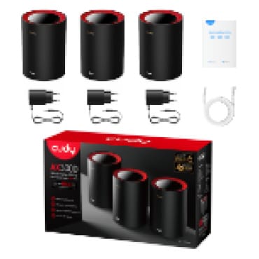 ⁦מגדיל טווח Cudy AX3000 Dual Band Wi-Fi 6 Mesh System M3000 3Pack⁩ – תמונה ⁦5⁩