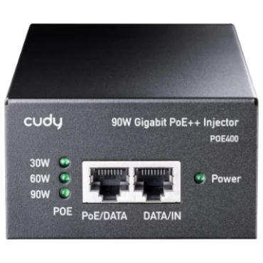 מזרק Cudy 90W Gigabit PoE Injector Adapter up to 100 Meters