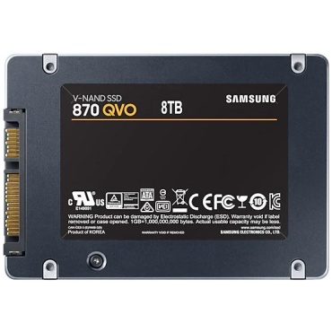 ⁦SAMSUNG QVO870 2.5" SSD 8TB MZ-77Q8T0BW⁩ – תמונה ⁦2⁩