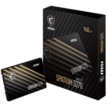 ⁦MSI SSD SPATIUM S270 SATA 2.5” 960GB 5Y⁩ – תמונה ⁦6⁩