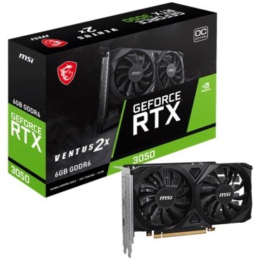 ⁦MSI GeForce RTX 3050 VENTUS 2X E 6G OC⁩ – תמונה ⁦7⁩