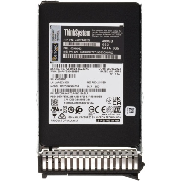 ⁦LENOVO ThinkSystem 5400 PRO 480GB SATA 6Gb HS SSD/3Y⁩ – תמונה ⁦3⁩