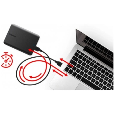 ⁦EXTERNAL Toshiba 2.5" 1TB USB3.2⁩ – תמונה ⁦7⁩