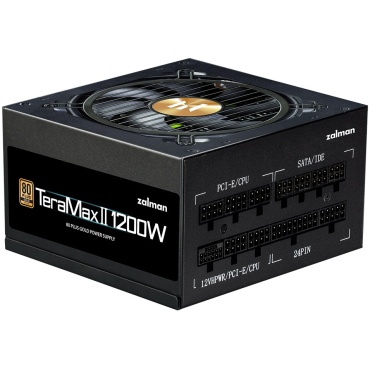 ⁦ZALMAN 1200W ZM1200-TMX2 TERAMAX 80 PLUS GOLD POWER SUPPLY⁩ – תמונה ⁦2⁩