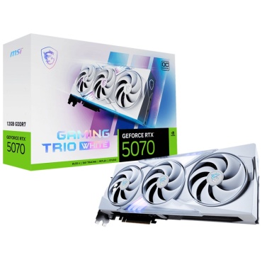 ⁦MSI GeForce RTX 5070 12G GAMING TRIO OC WHITE⁩ – תמונה ⁦8⁩