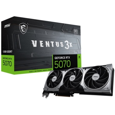 ⁦MSI GeForce RTX 5070 12G VENTUS 3X OC⁩ – תמונה ⁦7⁩
