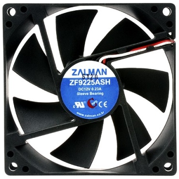 ⁦ZALMAN 92 MM  מאורר נוסף למארז⁩ – תמונה ⁦4⁩