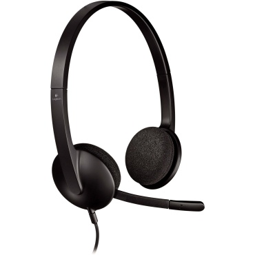 ⁦Logitech USB Headset H340⁩ – תמונה ⁦2⁩