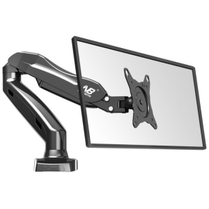 זרוע שולחנית דו מפרקית ארגומטרית למסך עד 30