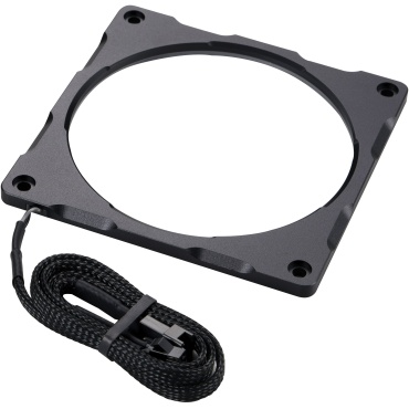 ⁦PHANTEKS HALOS LUX 120mm FRAME RGB ALUMINUM⁩ – תמונה ⁦3⁩