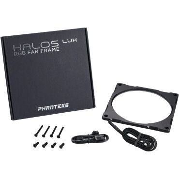 ⁦PHANTEKS HALOS LUX 140mm FRAME RGB ALUMINIUM⁩ – תמונה ⁦5⁩