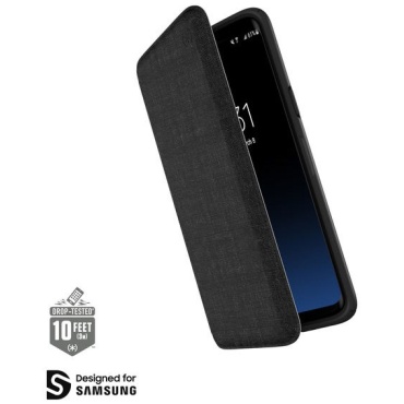 Samsung Galaxy S9+ Presidio Folio Leather Speck Black
