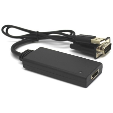 ⁦ADAPTER VGA TO HDMI + SOUND⁩ – תמונה ⁦2⁩
