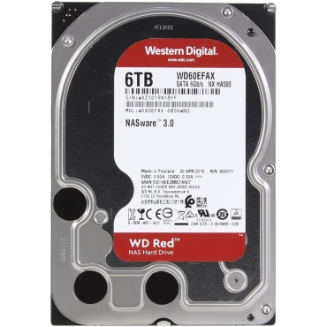 ⁦6TB 64MB SATA III 6GB/s EFZX RED PLUS WD⁩ – תמונה ⁦2⁩