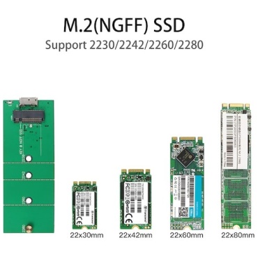 ⁦EXTERNAL CASE USB3.0 TO M.2 SSD SATA GoldTouch⁩ – תמונה ⁦3⁩