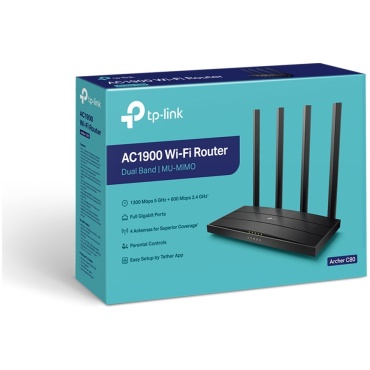 ⁦ROUTER ARCHER C80 AC1900 MU-MIMO TP-LINK⁩ – תמונה ⁦3⁩