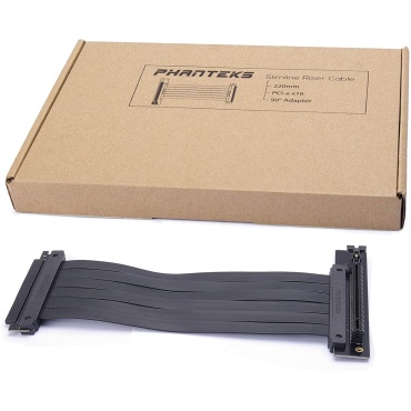 ⁦PHANTEKS 220 mm PCI-E x16 Riser Cable 90° Adapte⁩ – תמונה ⁦4⁩