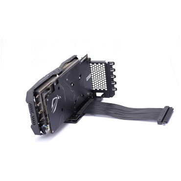 ⁦PHANTEKS Vertical GPU Bracket, 220 mm Flatline PCI-E x16 Riser Cable kit⁩ – תמונה ⁦4⁩