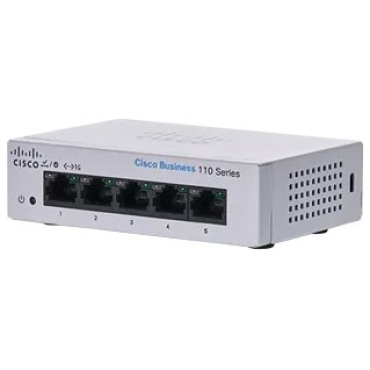 ⁦SWITCH 5-PORT CBS110 10/100/1000 CISCO⁩ – תמונה ⁦2⁩