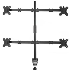 זרוע שולחנית מתכווננת ל -4  מסכים "32-"17