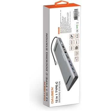 ⁦DAUSEN 12 IN 1 TYPE-C Docking Station⁩ – תמונה ⁦3⁩