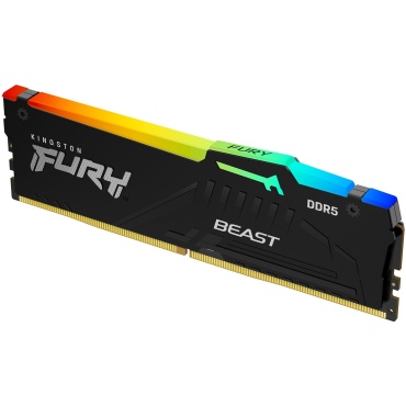 ⁦16GB DDR5 5600Mhz RGB Fury Beast Black⁩ – תמונה ⁦3⁩