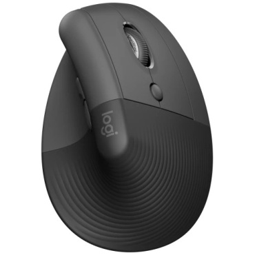 ⁦Logitech Lift Vertical Ergonomic Mouse Graphite⁩ – תמונה ⁦2⁩