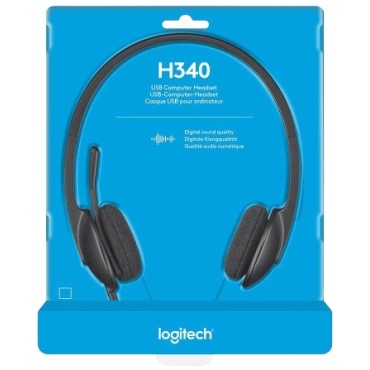 ⁦Logitech USB Headset H340⁩ – תמונה ⁦4⁩