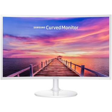 ⁦SAMSUNG 27" CURVED C27F391FHR/White⁩ – תמונה ⁦2⁩